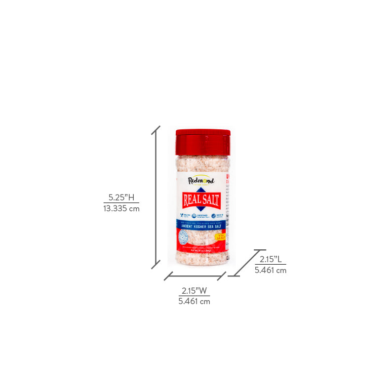 Real Salt® Kosher 10 oz. Shaker (case of 6)