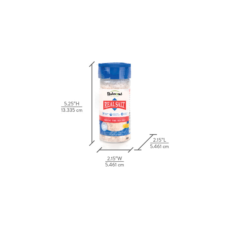 Real Salt® Fine 10 oz. Shaker (case of 6)