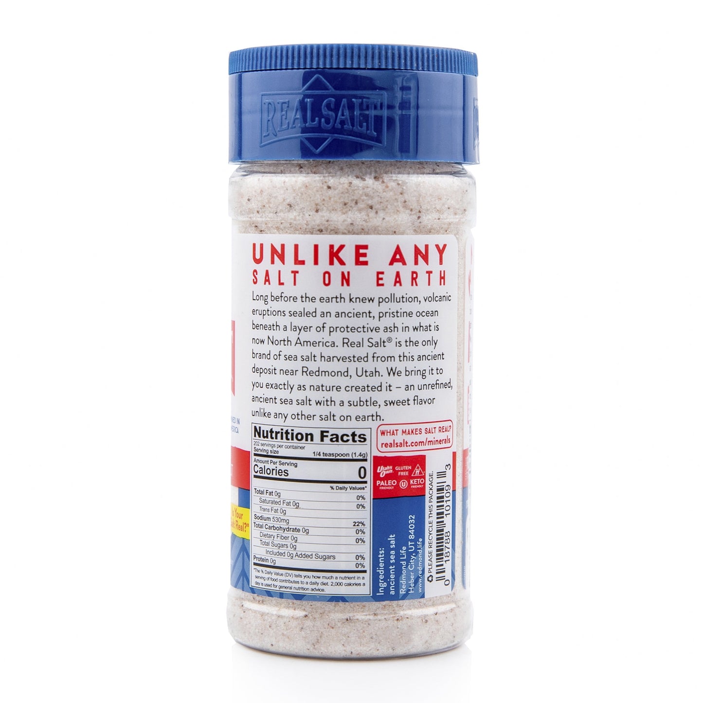 Real Salt® Fine 10 oz. Shaker (case of 6)